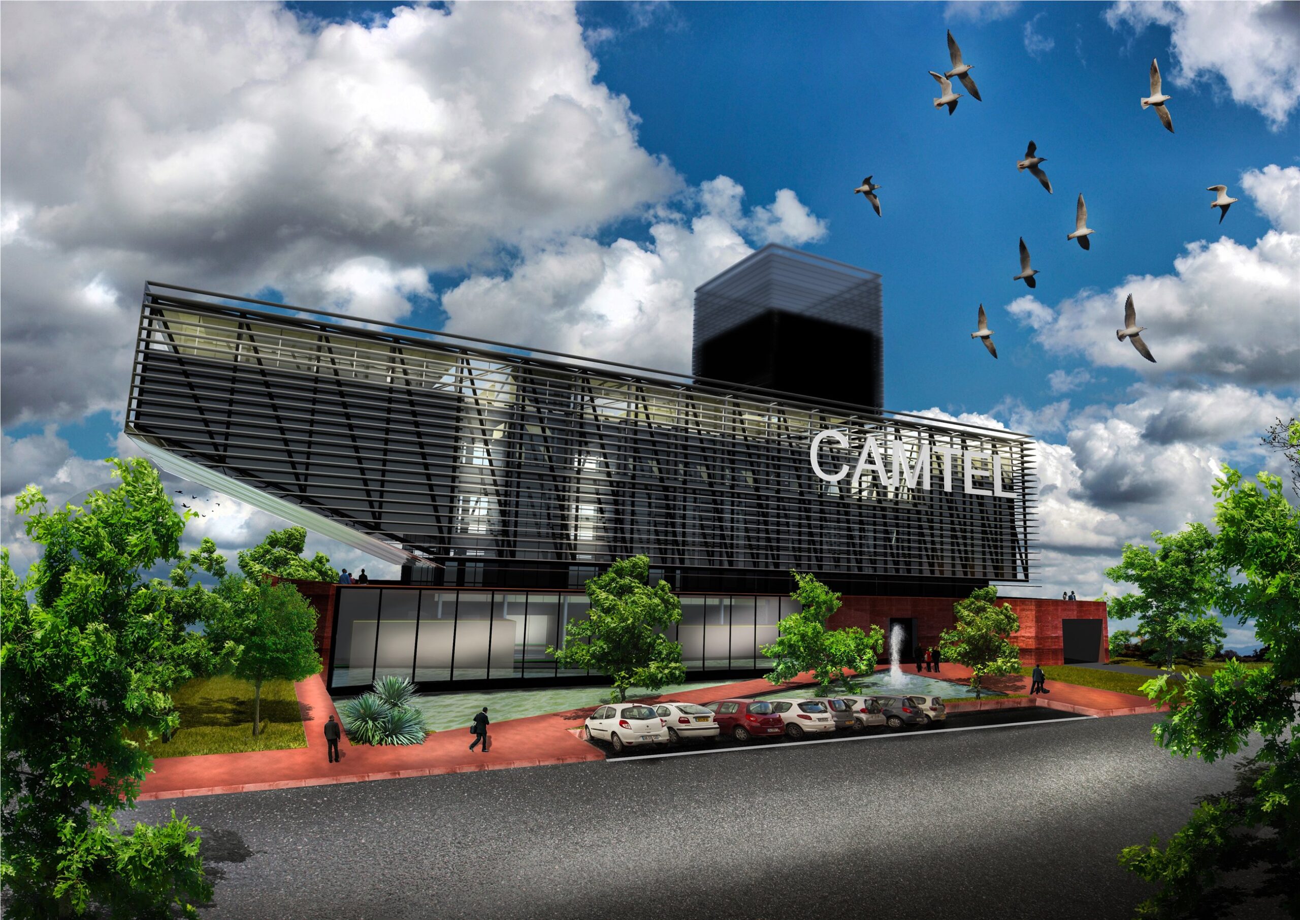 Projet Camtel — espace intérieur
