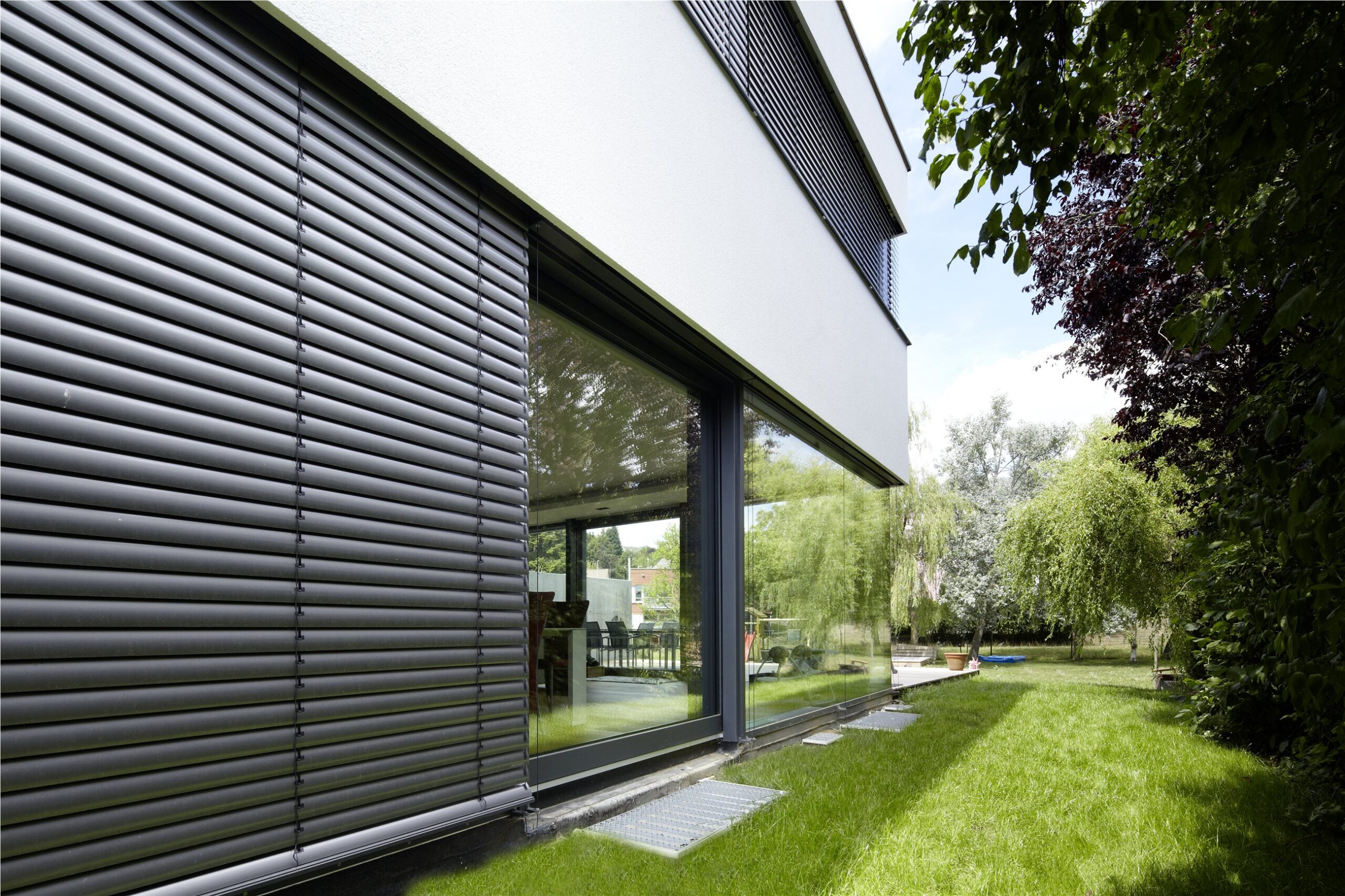 Maison à Gonderange — matières et façade