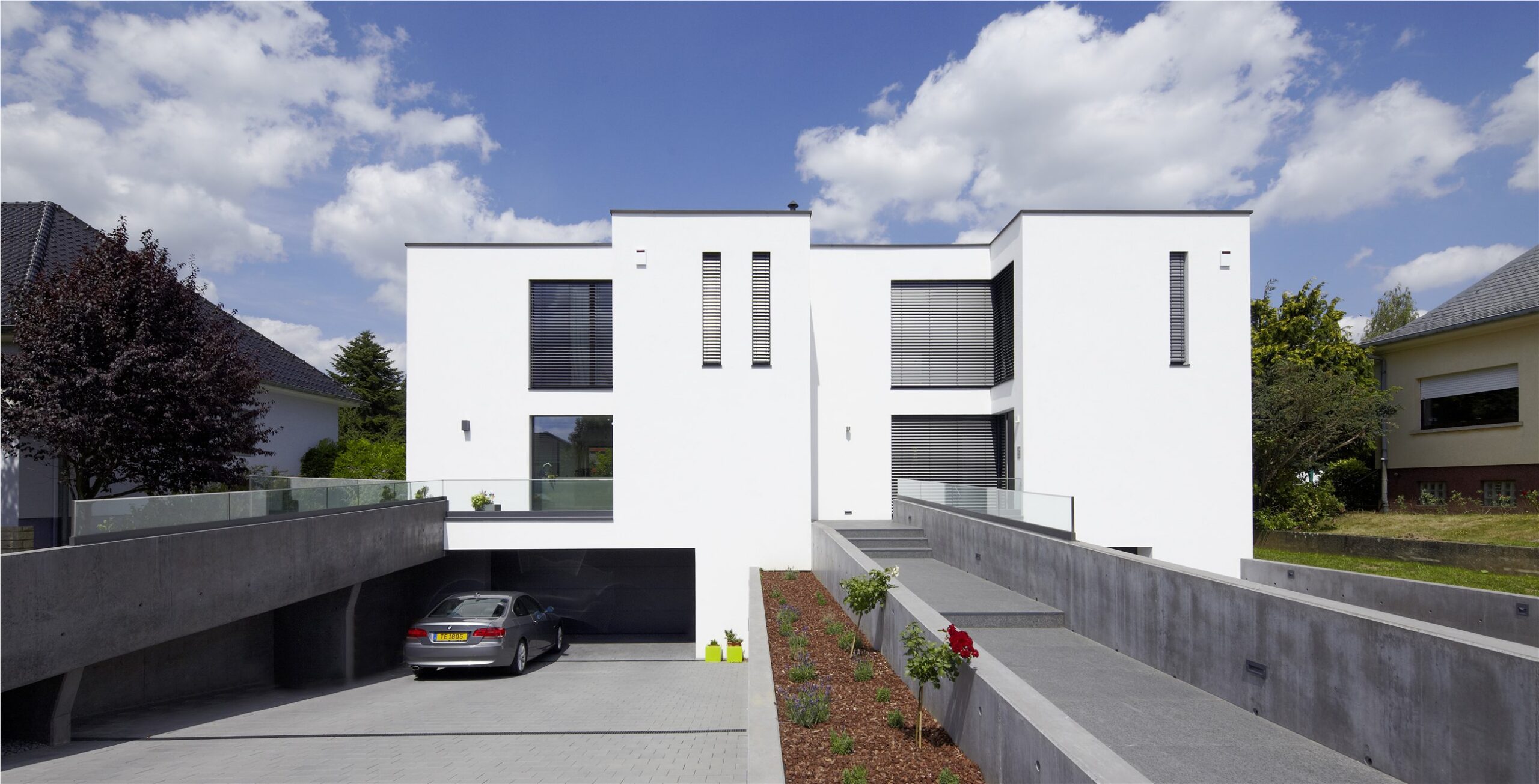 Maison à Gonderange — implantation