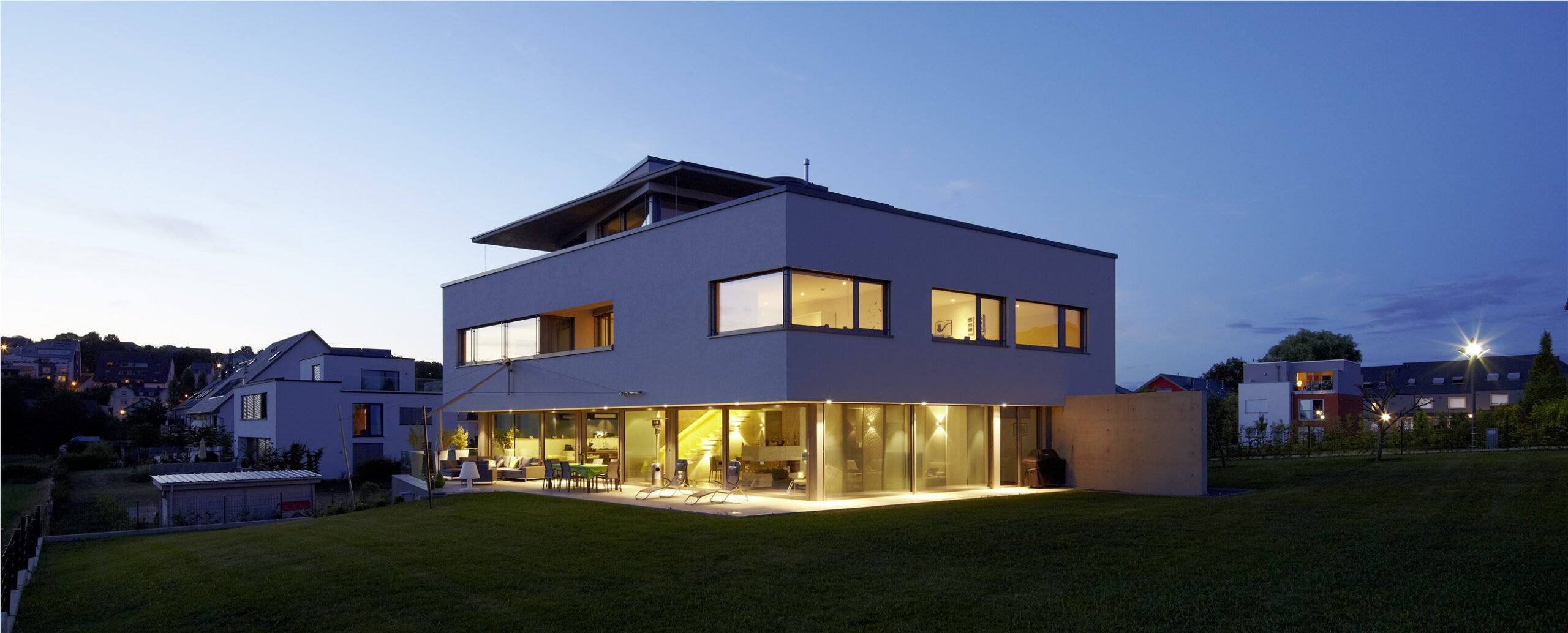 Maison à Fentange — implantation