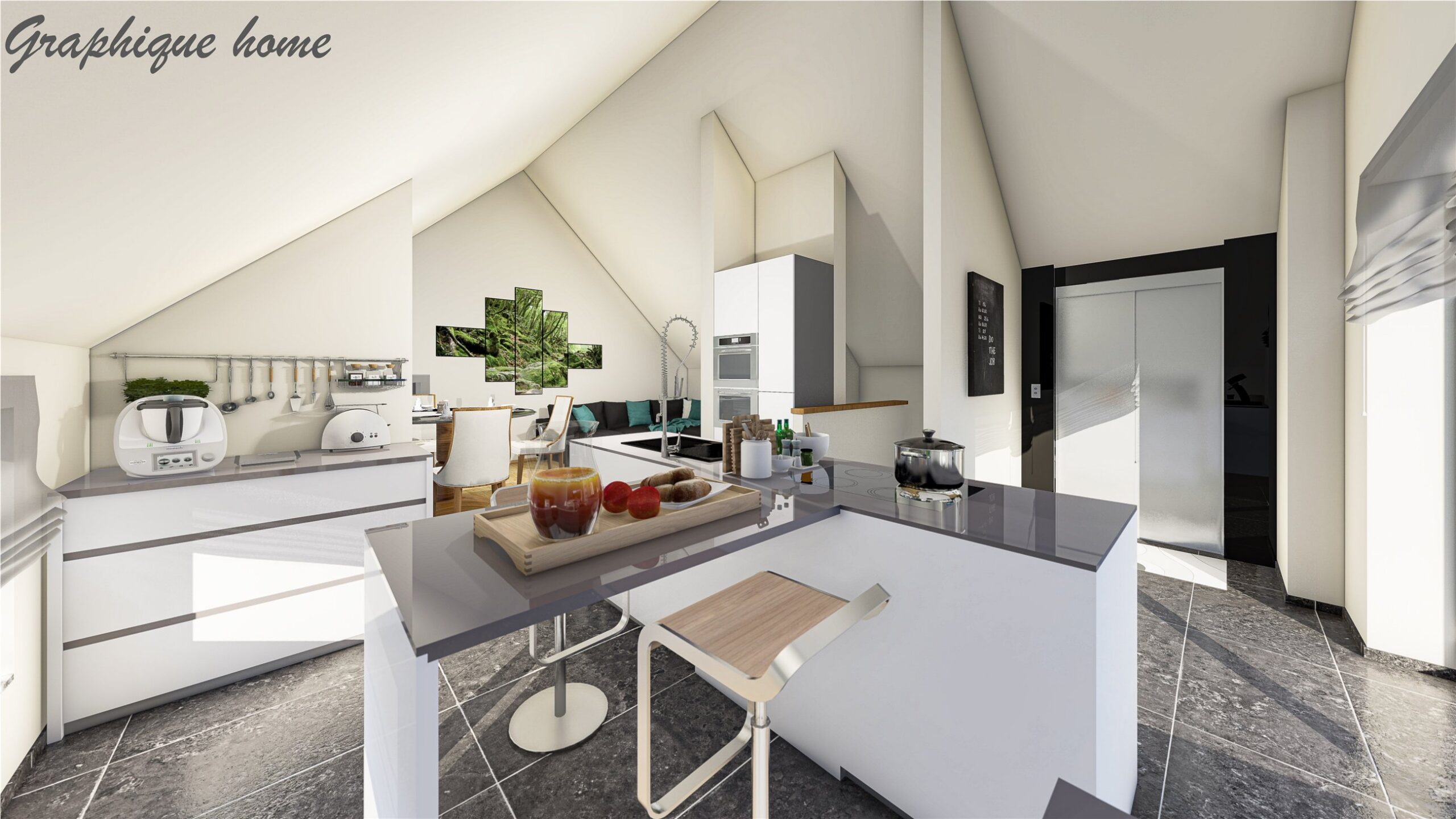 Projet Lenningen — espace intérieur